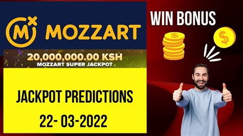 MOZZART SUPER JACKPOT PREDICTIONS TODAY .